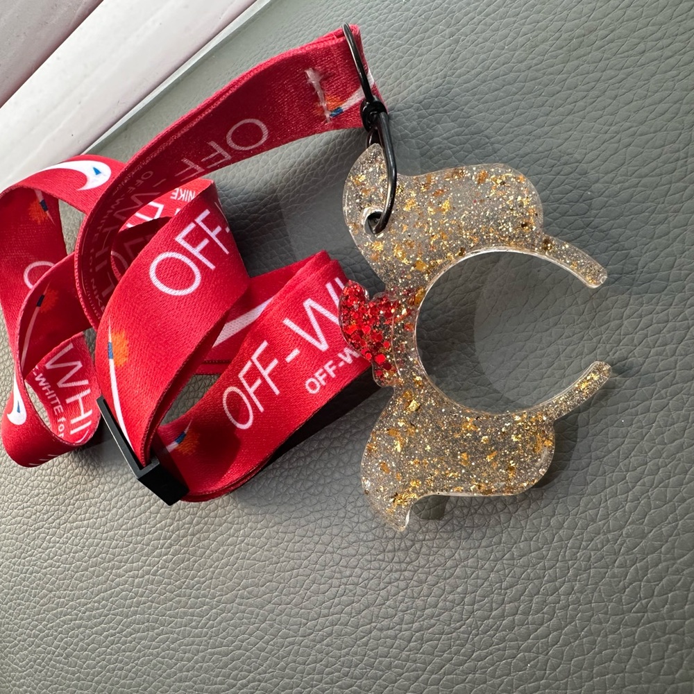 Dumbo ears keychain with lanyard